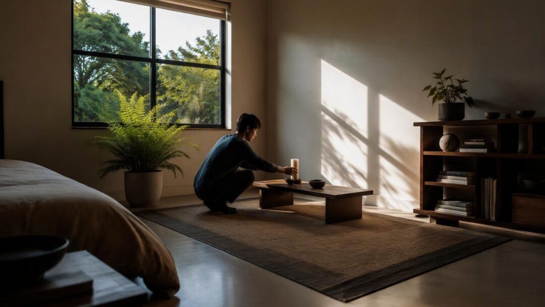 Designing a peaceful retreat at home to unplug from headline overload