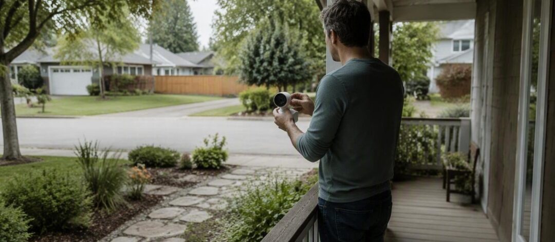 Positioning indoor and porch cameras for sharp 2K footage after dark