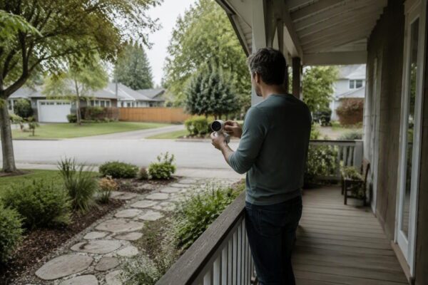 Positioning indoor and porch cameras for sharp 2K footage after dark