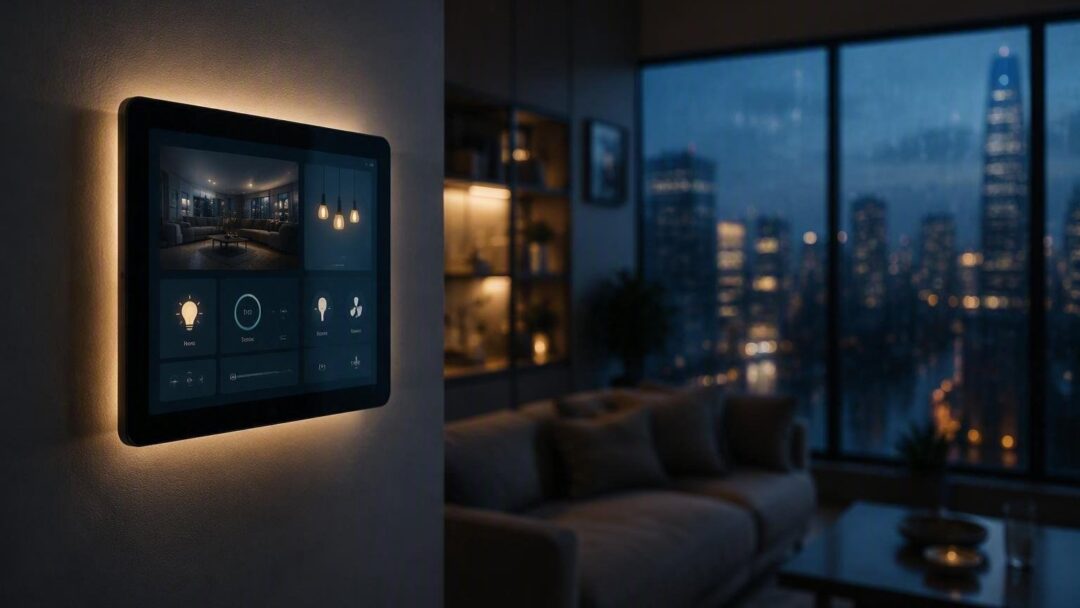Repurposing a spare tablet as a mounted dashboard for lights, scenes, and sensors
