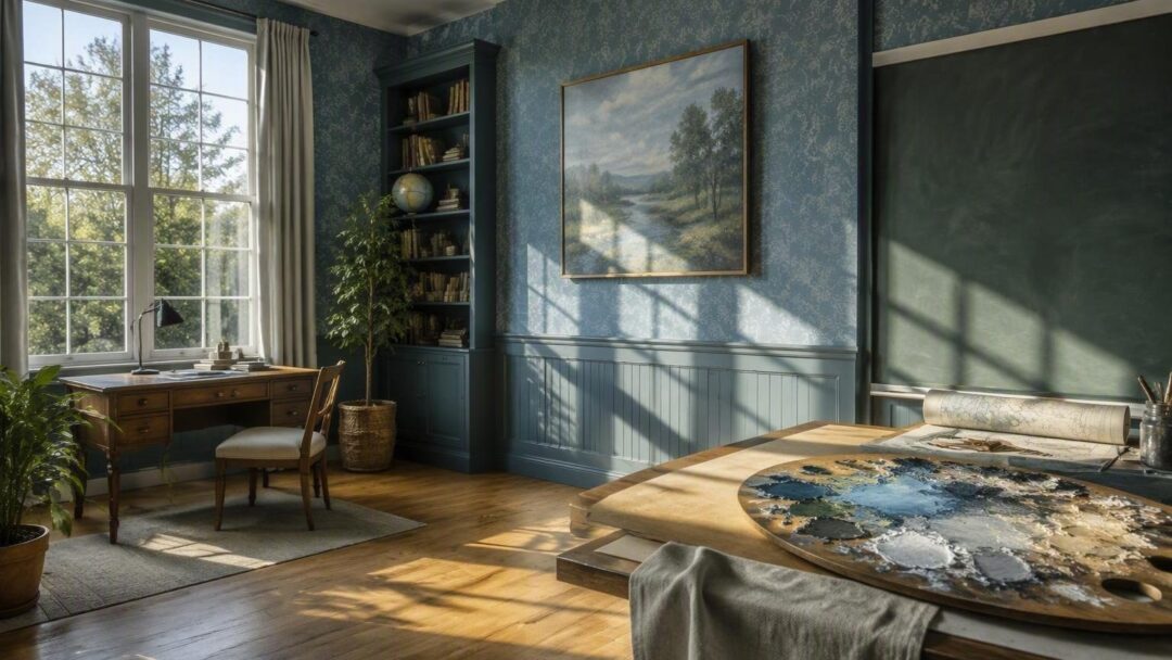 Room color design for focus, unity, and calm