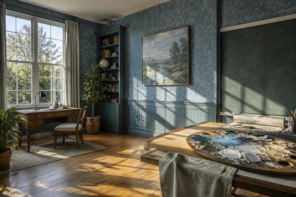 Room color design for focus, unity, and calm