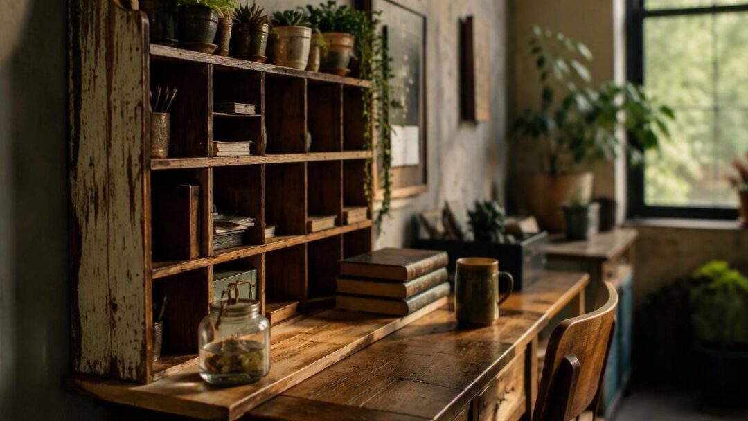 Upcycling old items for a stylish home decor
