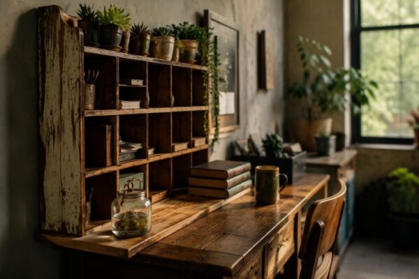 Upcycling old items for a stylish home decor