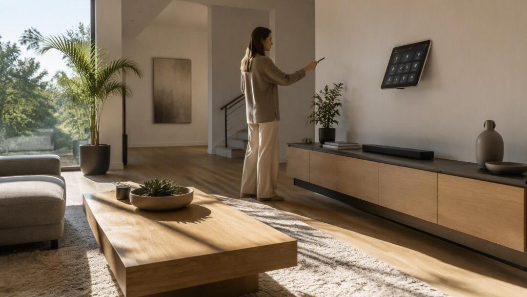 Create a central hub for lights, scenes, and automations with an ipad or tablet