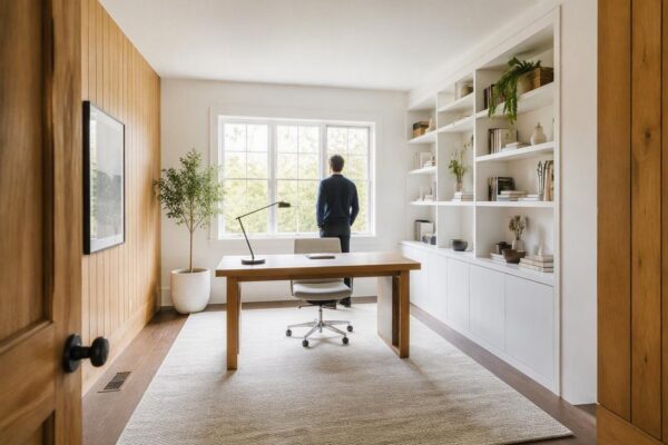 How IKEA BILLY Revitalized a 1970s Home Office