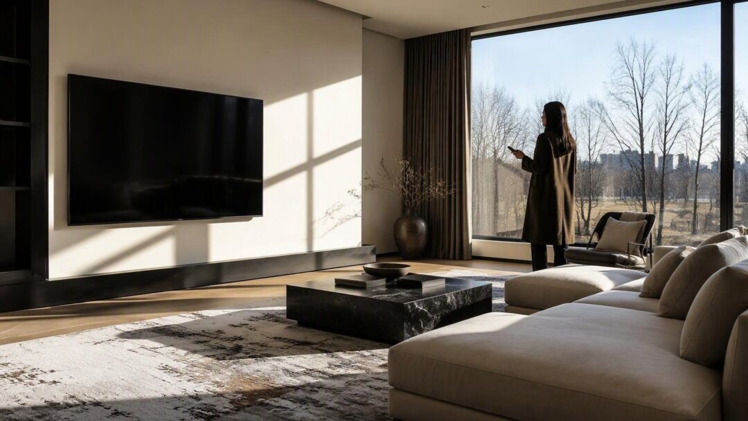 Improve built-in TV audio and extend screen longevity