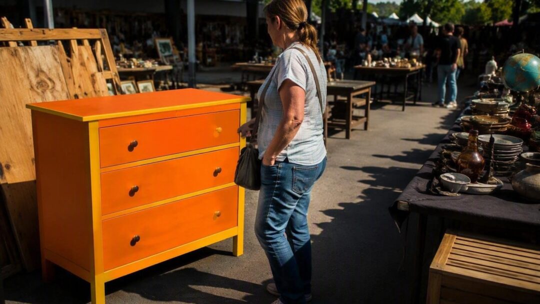 Thrift market finds for bold decor