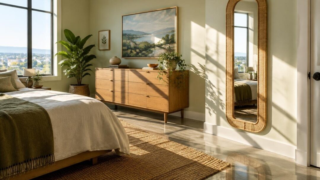 Choosing a full-length mirror that upgrades style and space