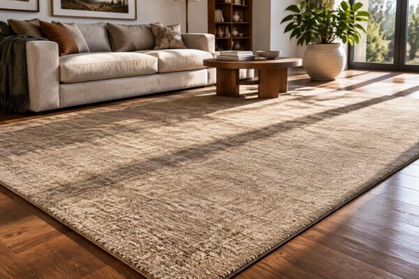 Dixie Home Big Idea carpet – beige-brown texture with pet-proof warranty