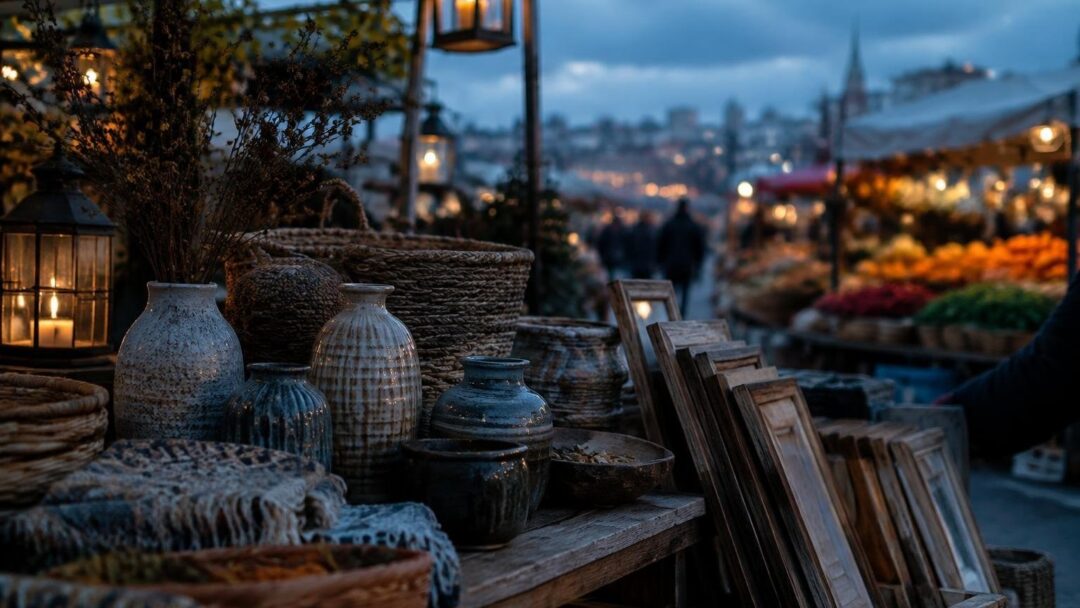 Market stall shopping guide