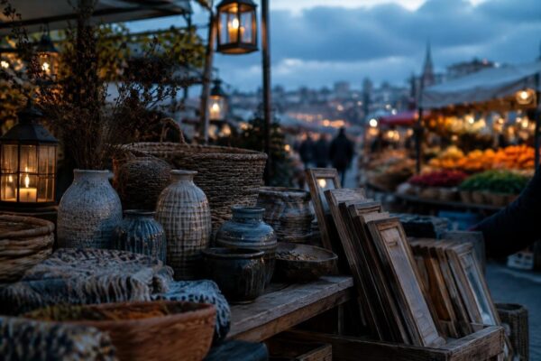 Market stall shopping guide