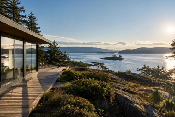 Modern waterfront home and top rentals on the San Juan Islands