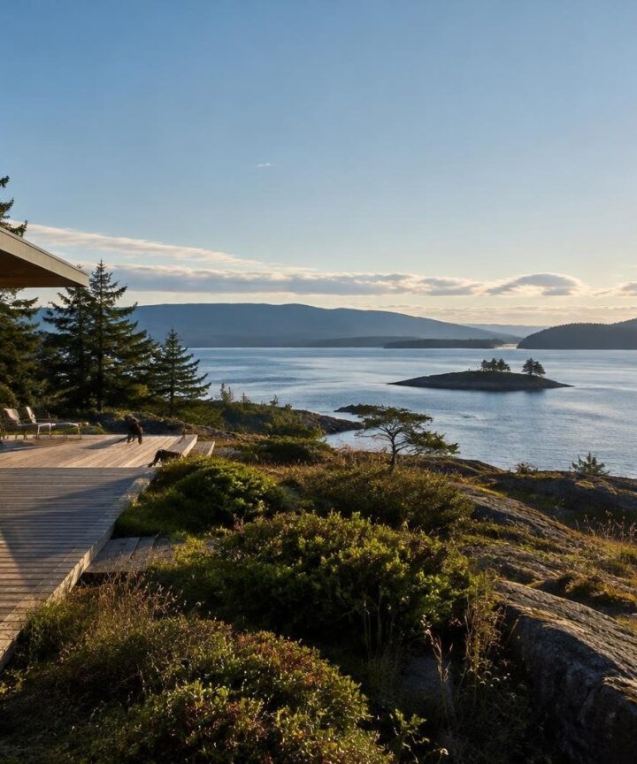 Modern waterfront home and top rentals on the San Juan Islands