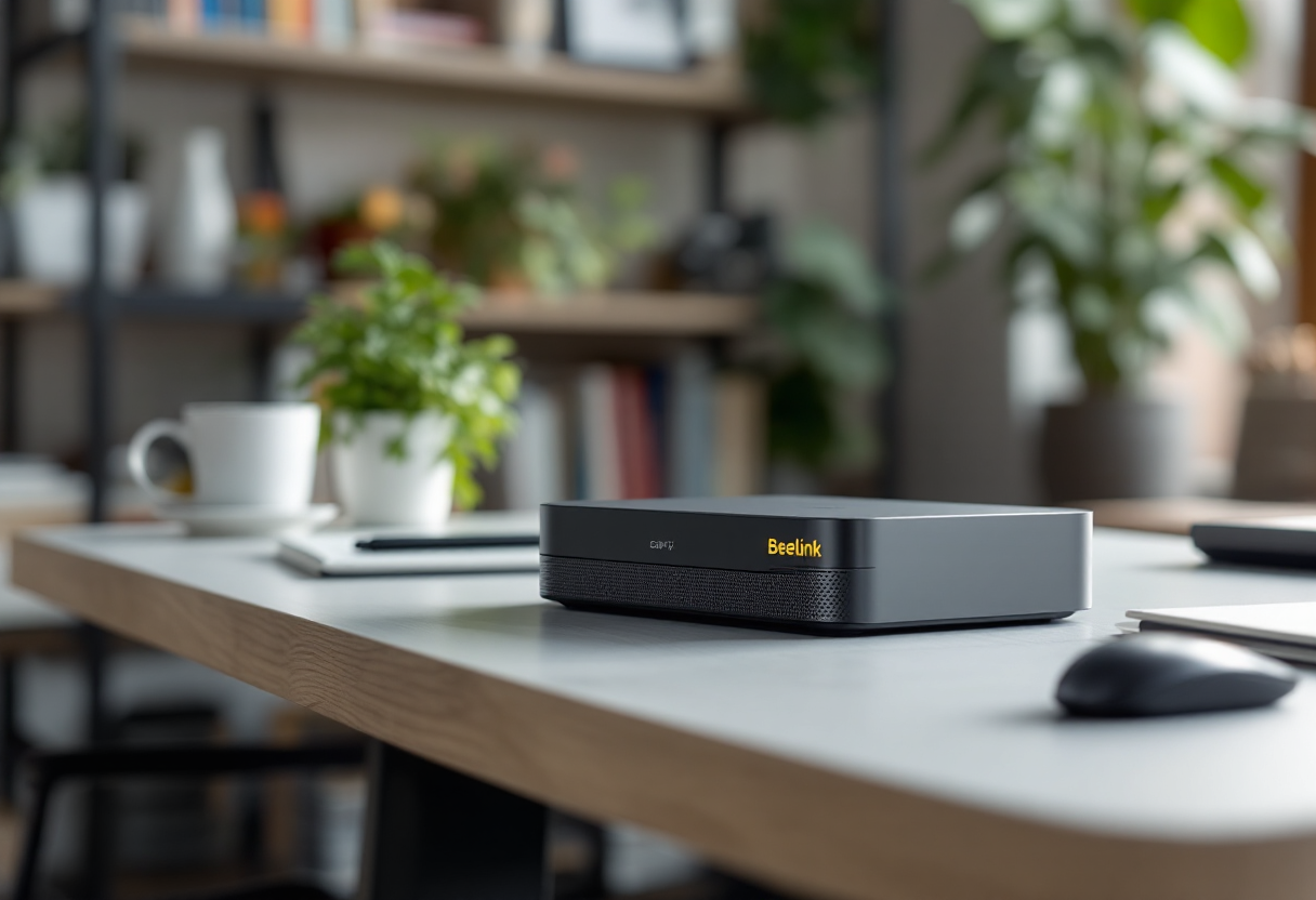 Beelink EQR5 5825U, mini PC compatto per lavoro e intrattenimento