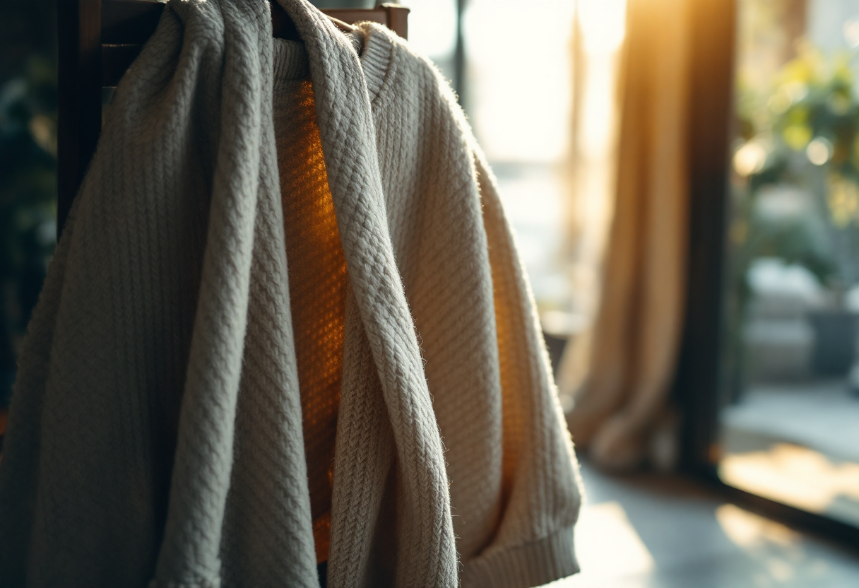 Cardigan elegante indossato in diverse situazioni