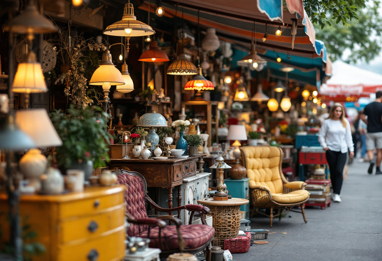 Immagine del mercatino vintage Remira Market con prodotti creativi