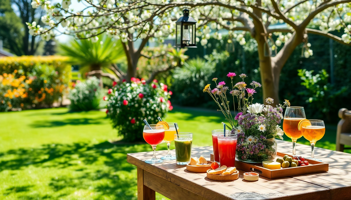 Aperitivo perfetto nel tuo giardino con Pam