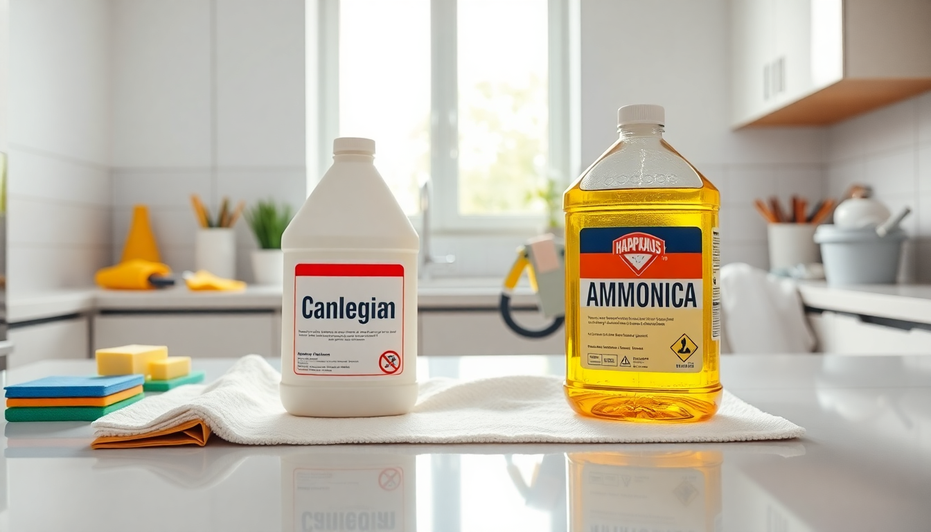 Candeggina e ammoniaca: quale detergente scegliere per la tua casa