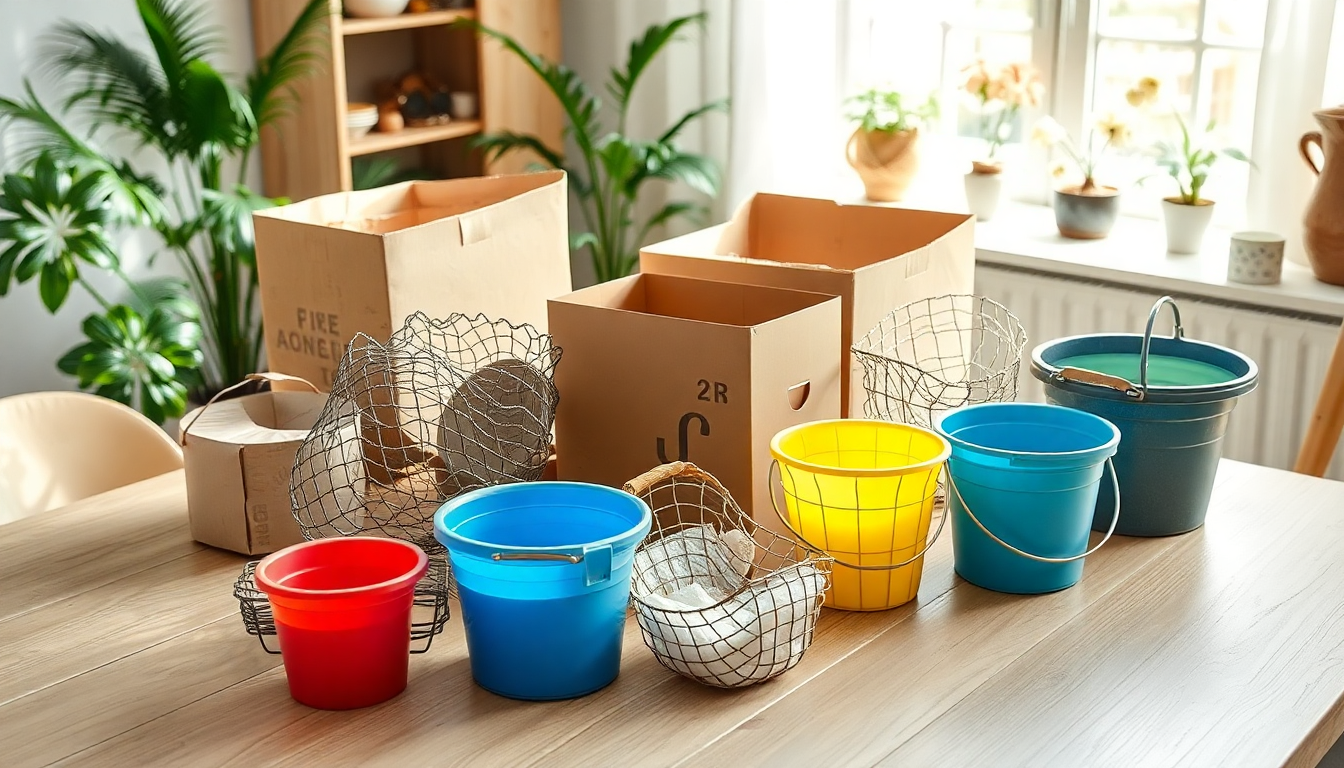 Cesti fai da te: come riciclare materiali per decorare la tua casa