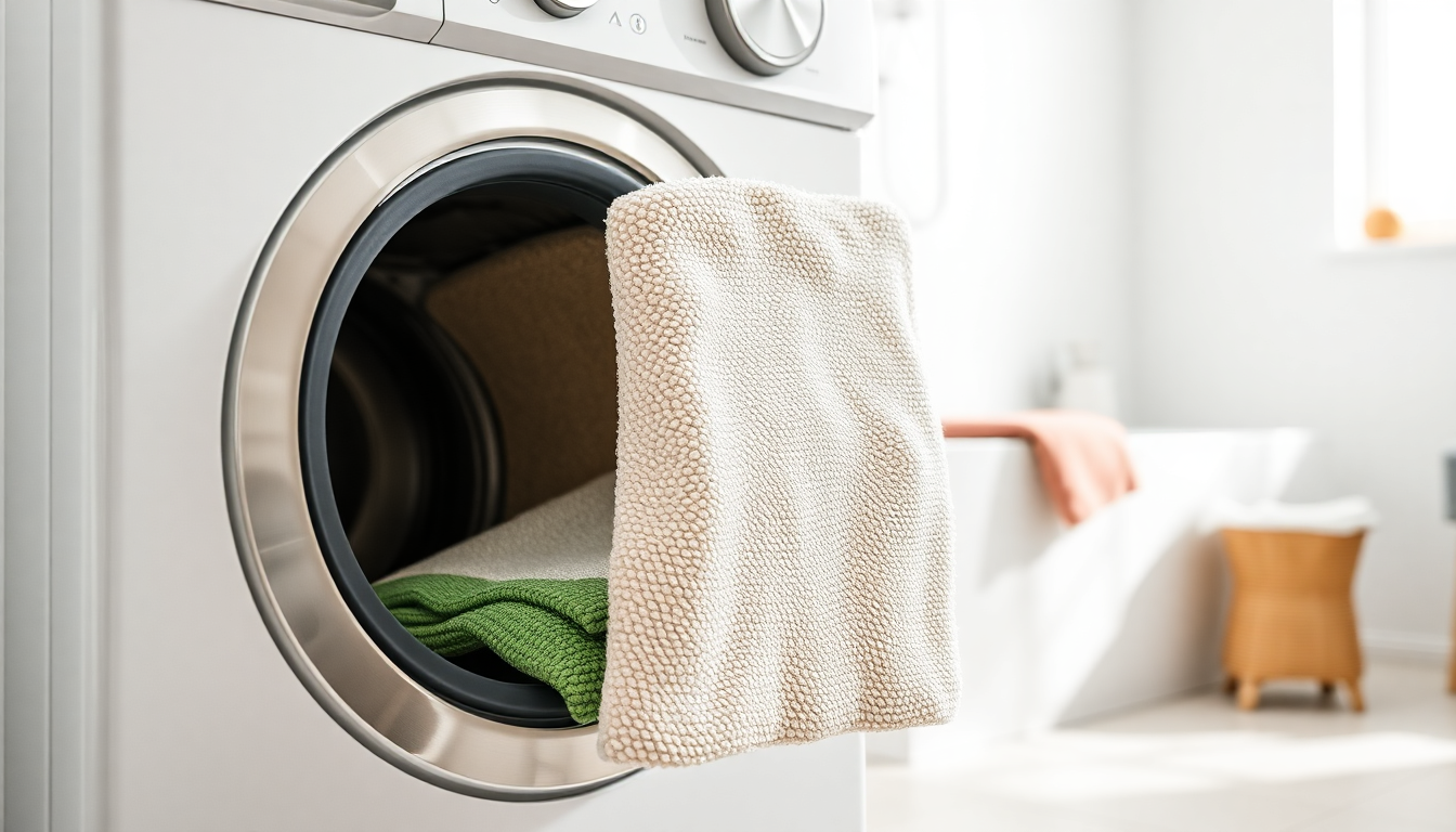 Come lavare i tappetini da bagno senza danneggiare la lavatrice