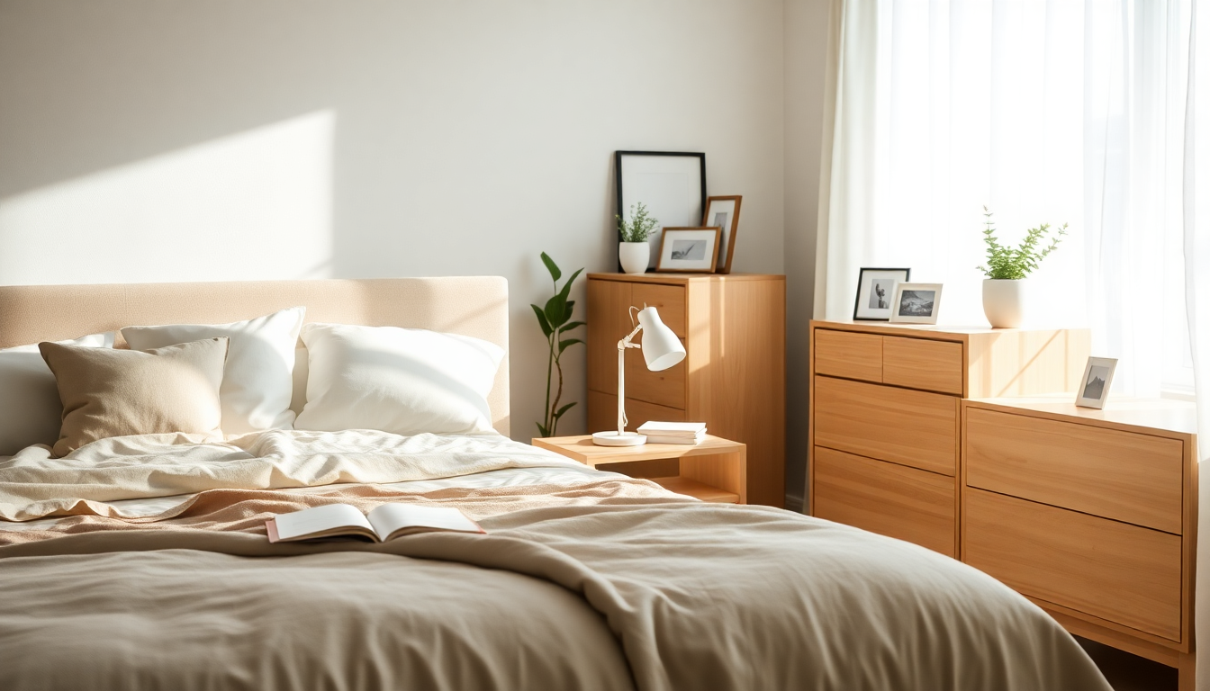 Idee per organizzare la camera da letto e migliorare il sonno