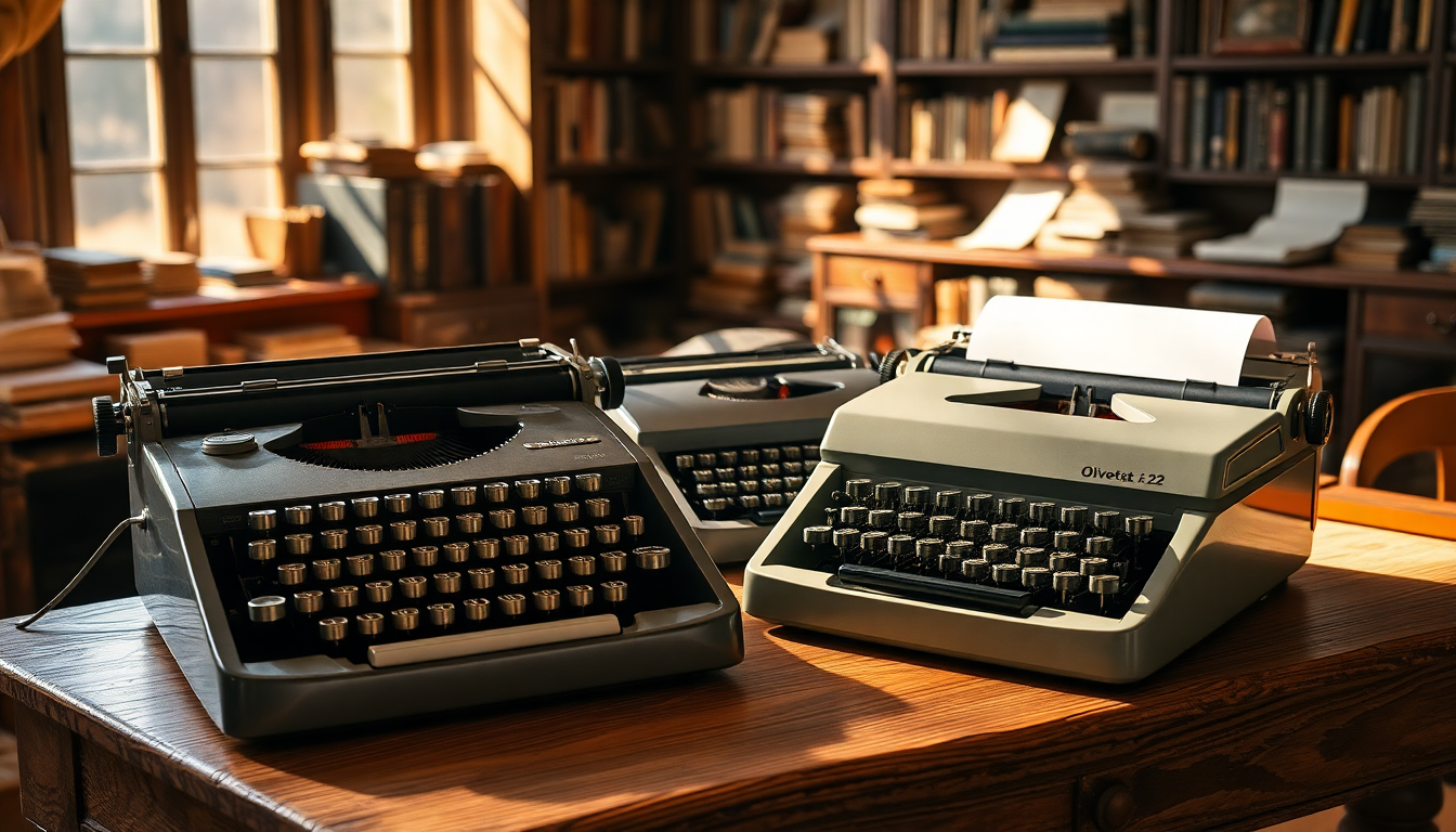 Il fascino delle macchine da scrivere da collezione
