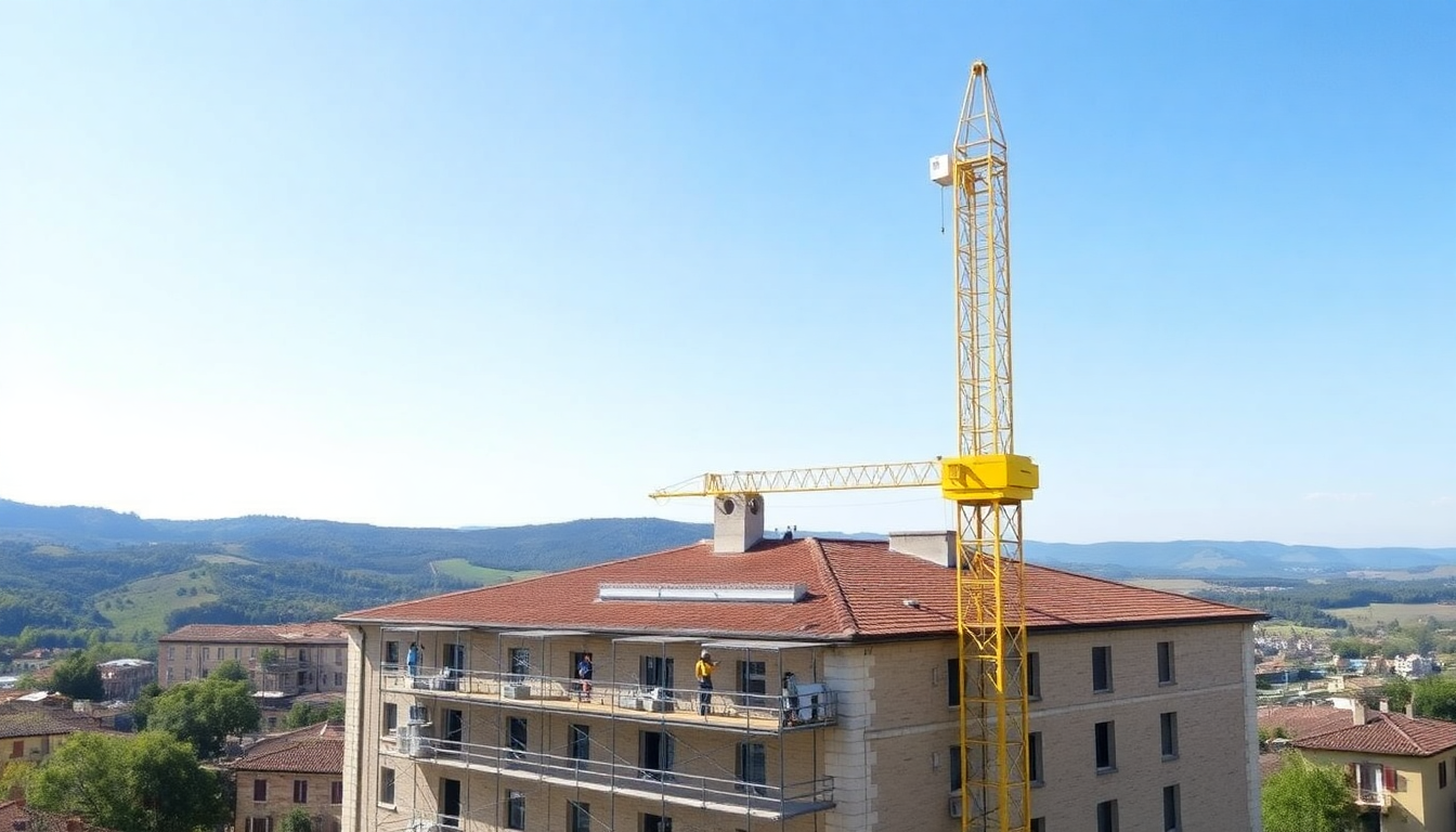 Inizia il rifacimento del tetto del presidio ospedaliero di Montalcino