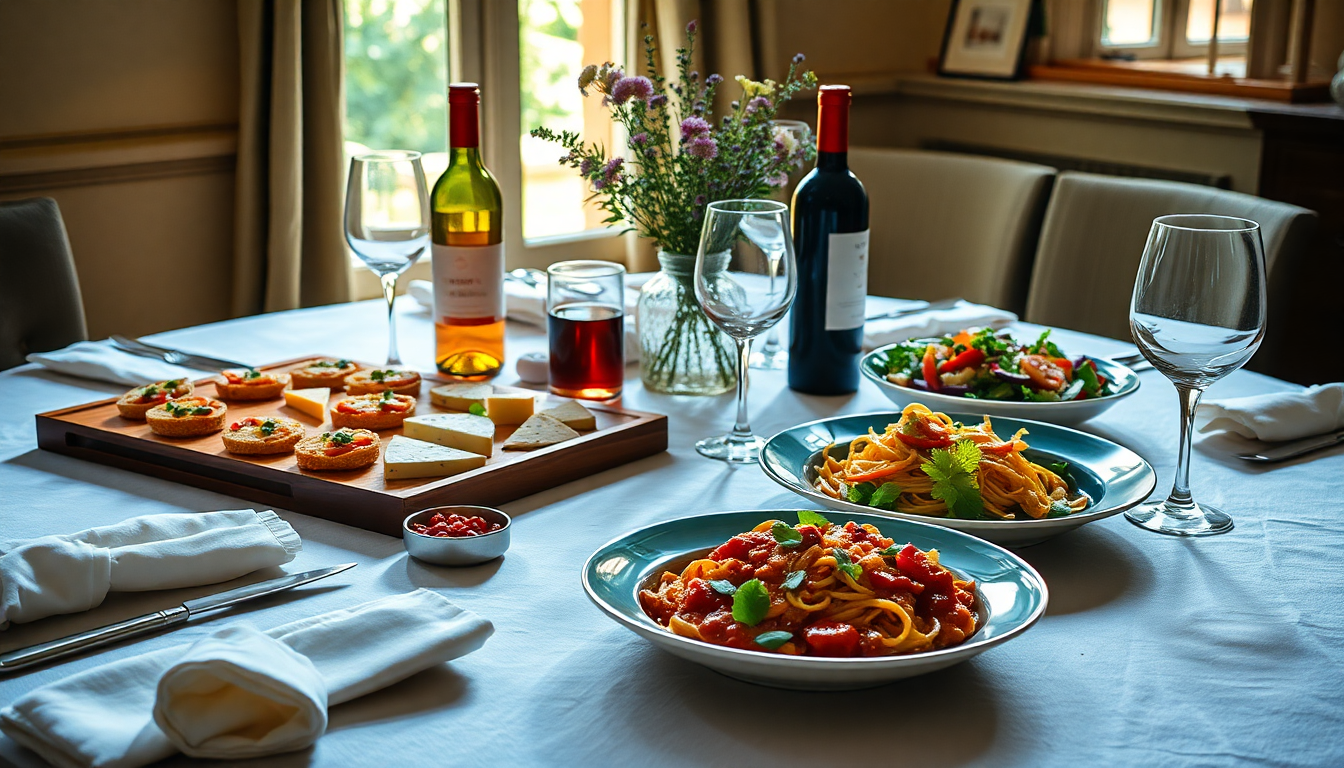 Ricette deliziose per una cena tra amici