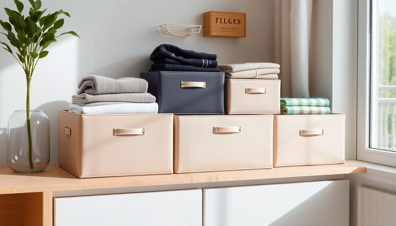 Scatole salvaspazio per un’organizzazione perfetta della casa