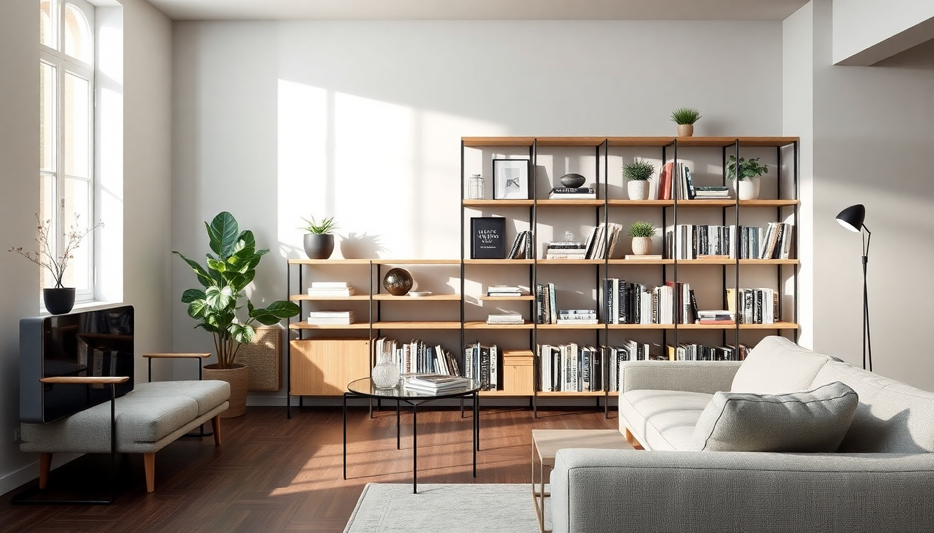 Scopri le librerie moderne per il tuo soggiorno