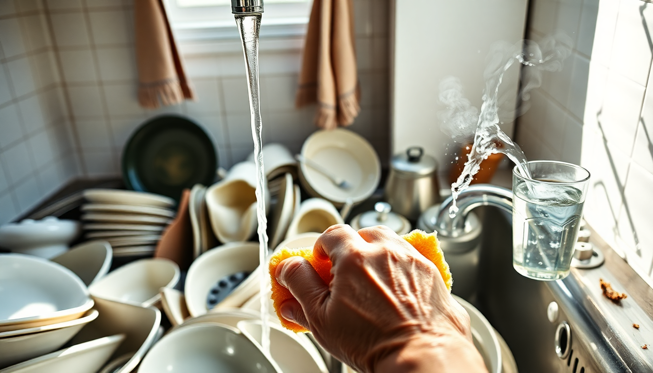 Acqua calda o fredda? Scopri quale scegliere per lavare i piatti