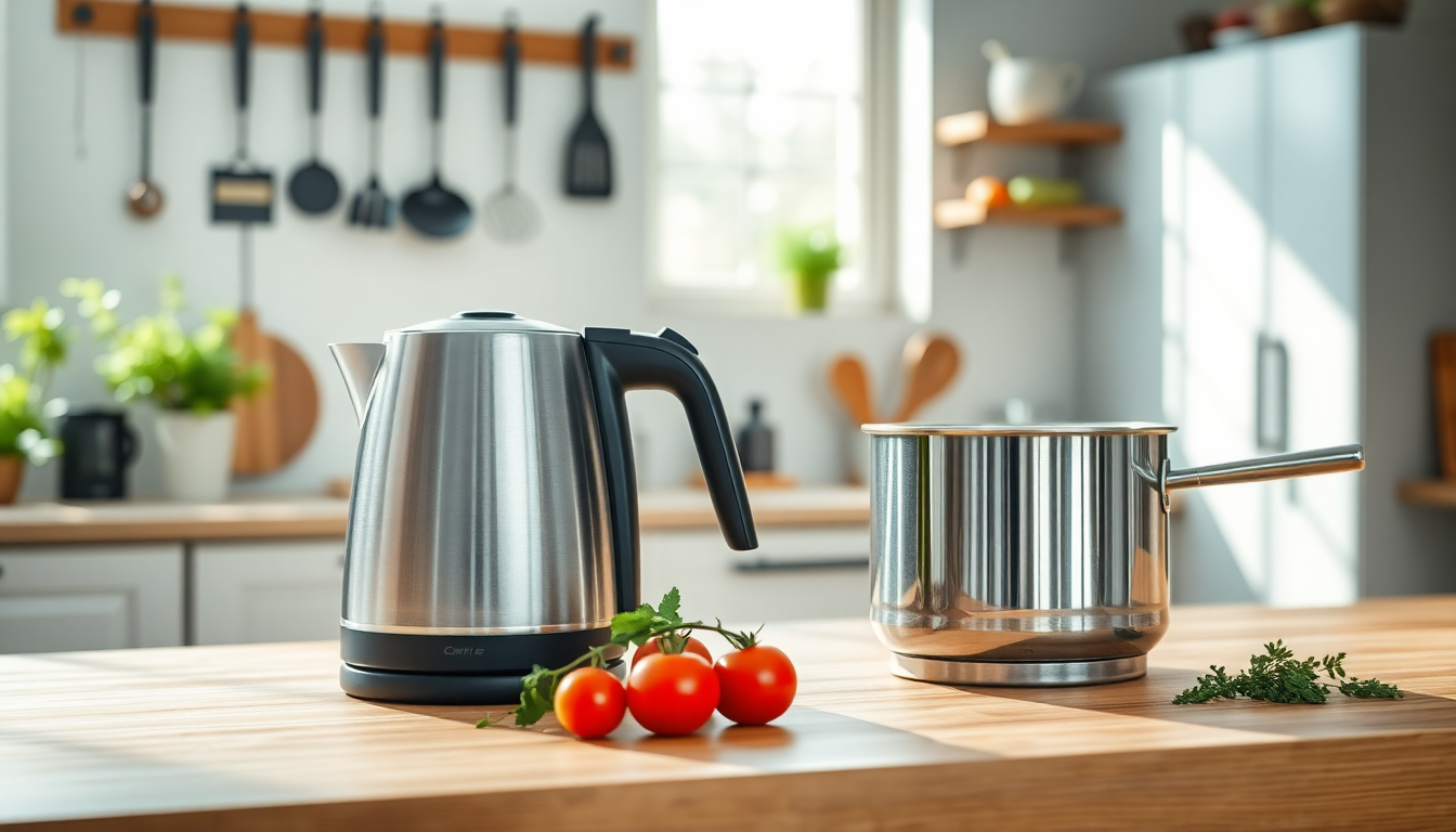 Bollitore elettrico o pentola tradizionale: quale scegliere in cucina?
