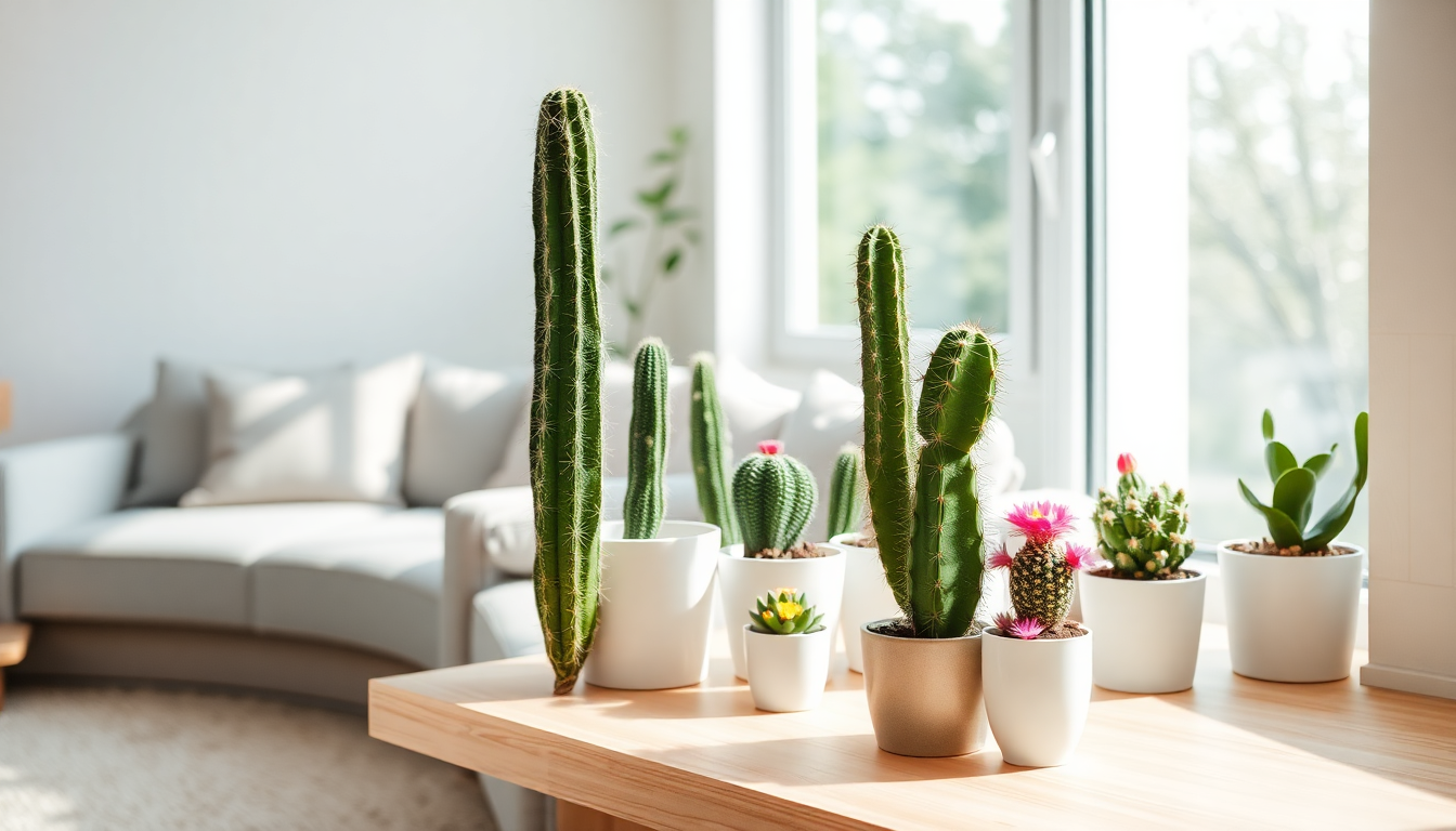 Cactus in casa: benefici e consigli secondo il Feng Shui