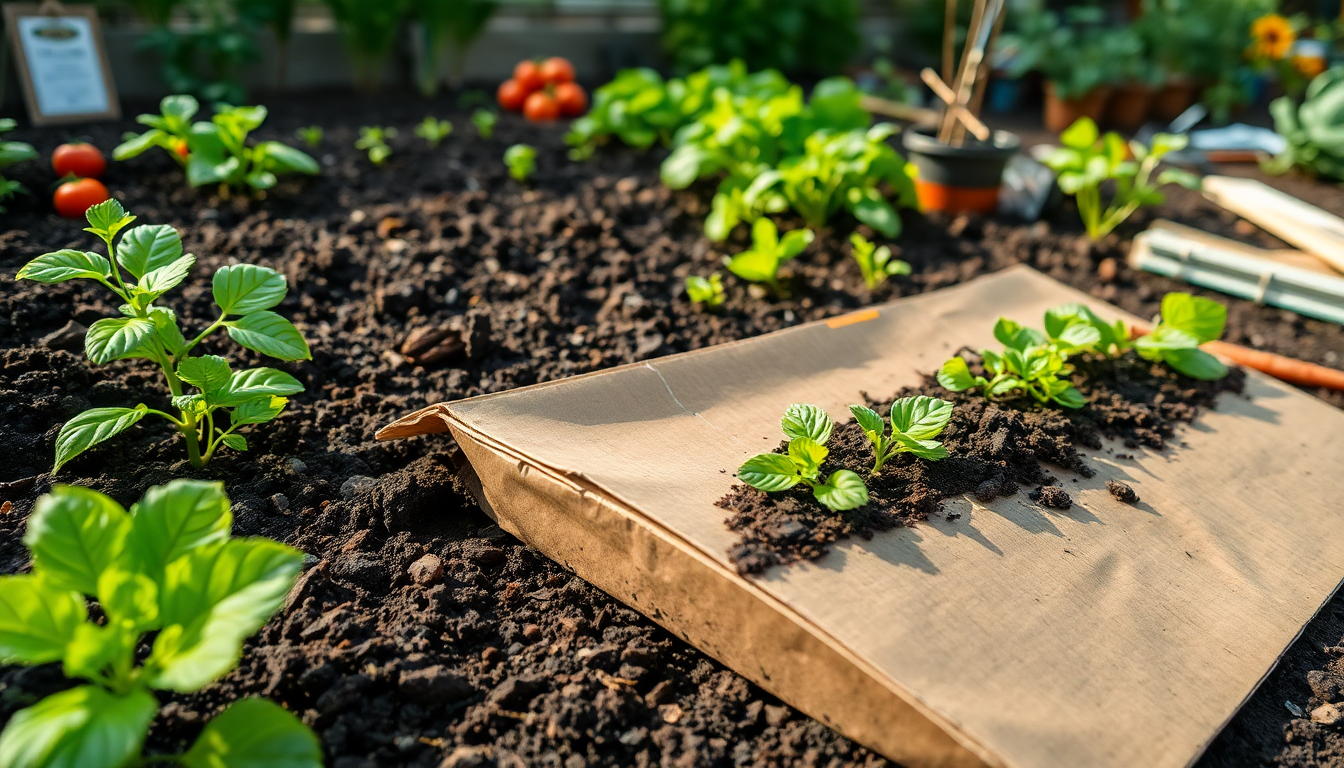 Come creare un orto in cartone: un metodo ecologico e semplice