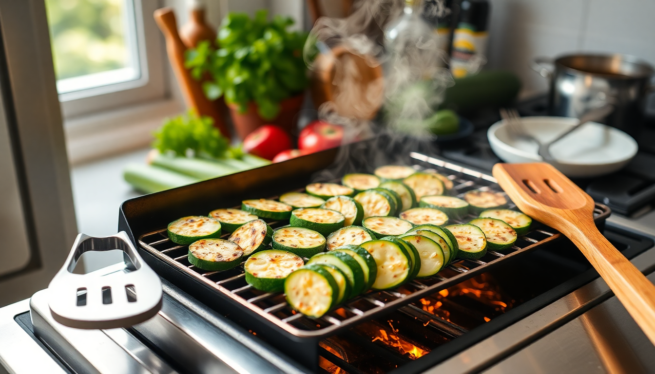 Come grigliare zucchine deliziose e nutrienti