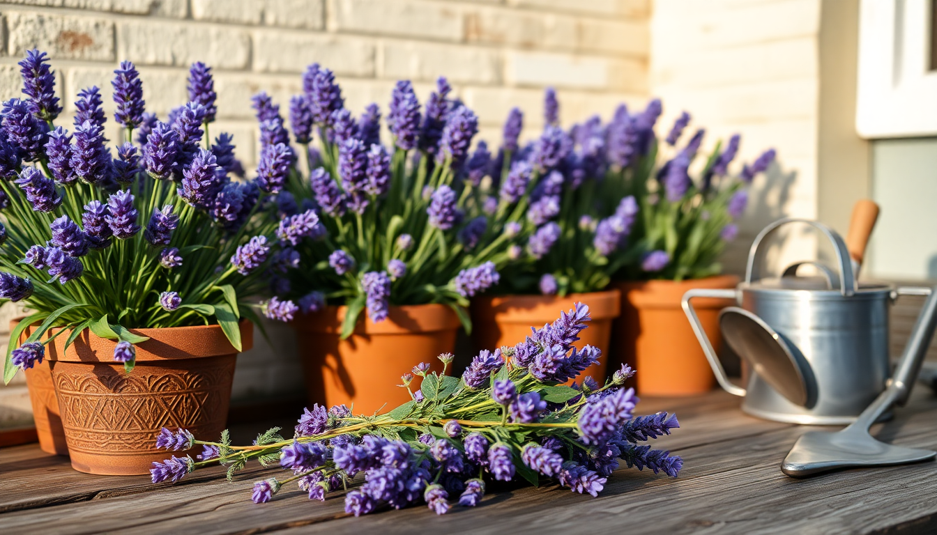 Come moltiplicare la lavanda per un balcone profumato