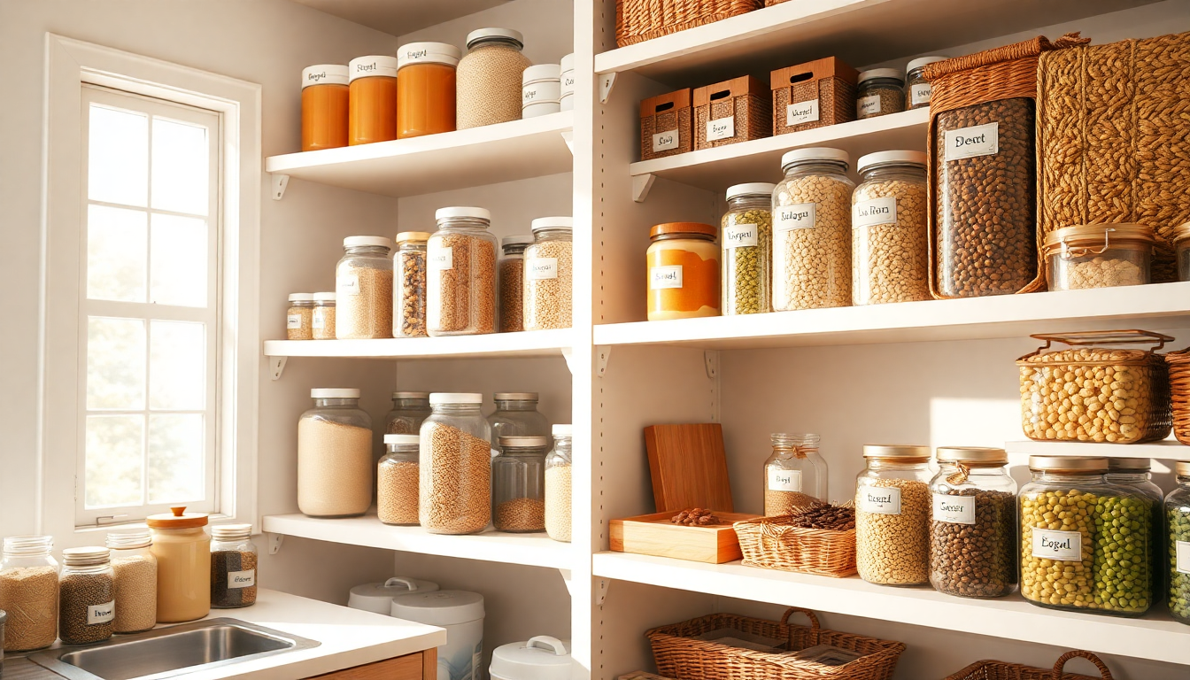Come organizzare al meglio la tua dispensa