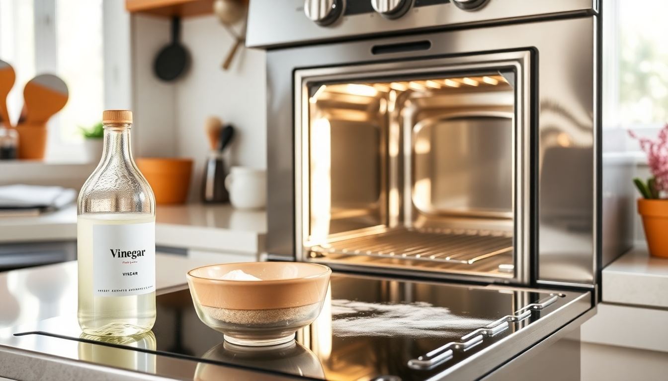 Come pulire il forno con l’aceto in modo efficace