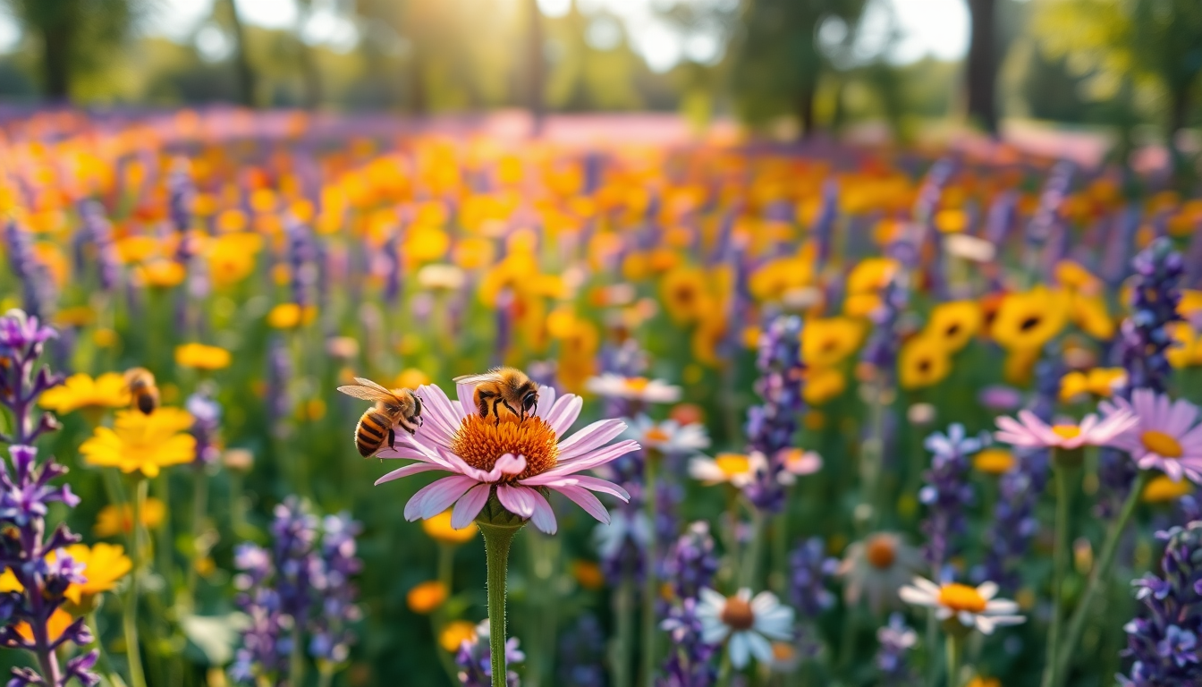 Creare un giardino fiorito per le api