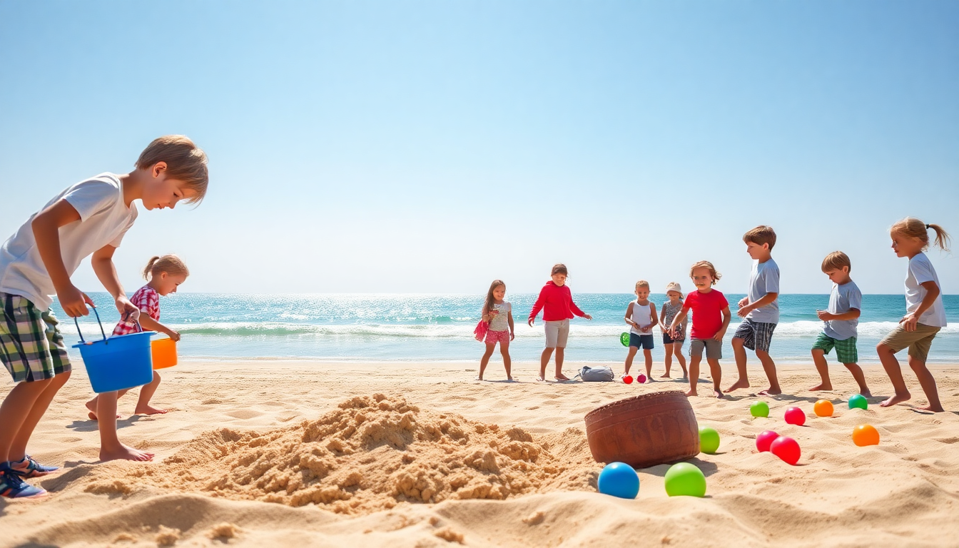 Giochi da spiaggia per bambini: divertimento assicurato