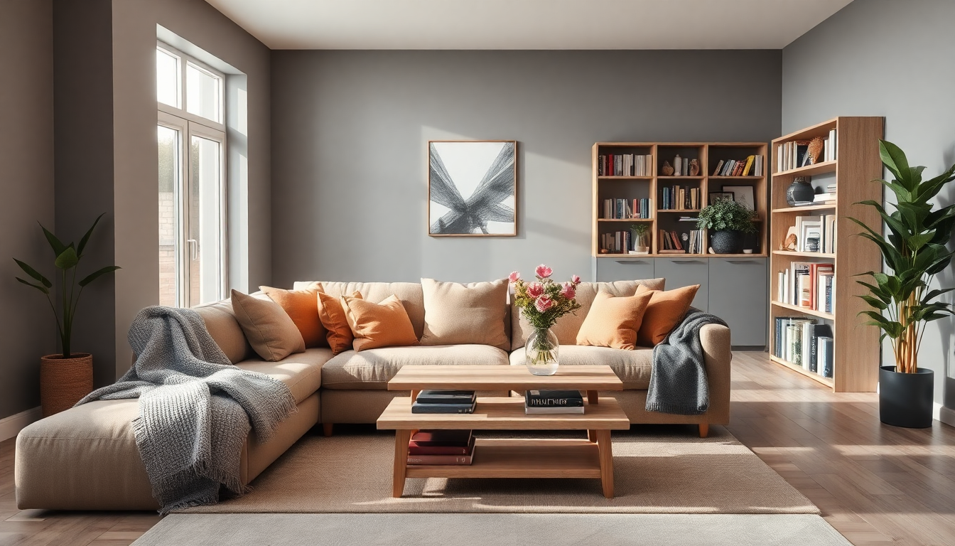 Idee per riscaldare un ambiente grigio e renderlo accogliente