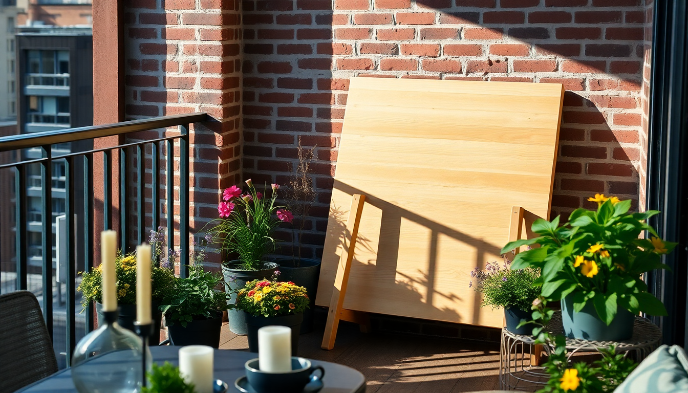 Il tavolo pieghevole TORPARÖ di IKEA: un must per il tuo balcone