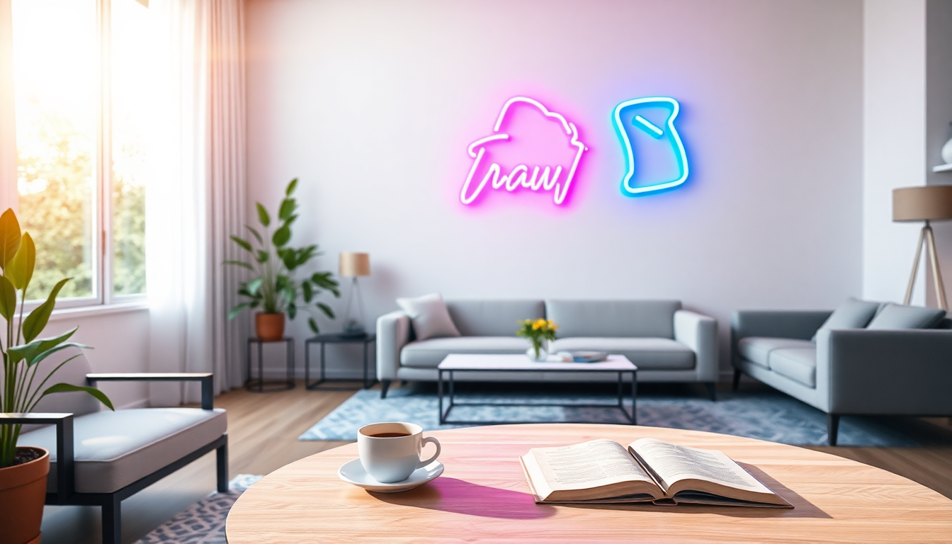 Illumina la tua casa con i neon personalizzati