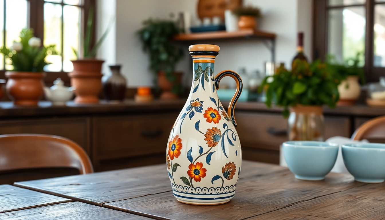 Oliera in ceramica di Deruta: stile e funzionalità per la tua casa