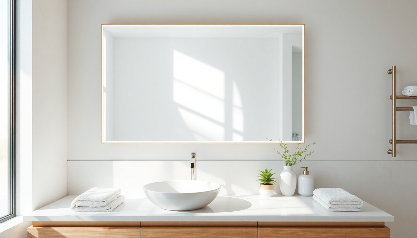 Tendenze specchi da bagno 2025: design e funzionalità