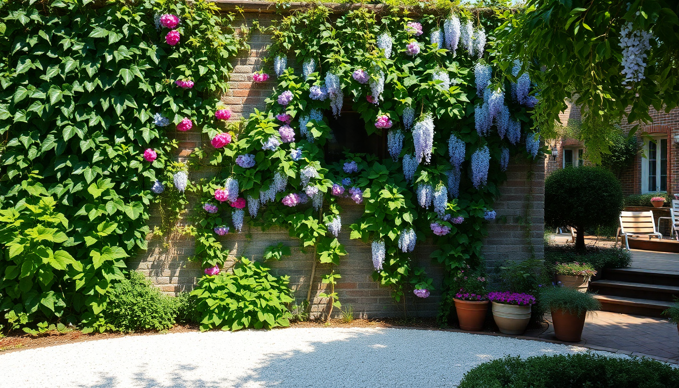 Trasforma il tuo giardino con piante rampicanti