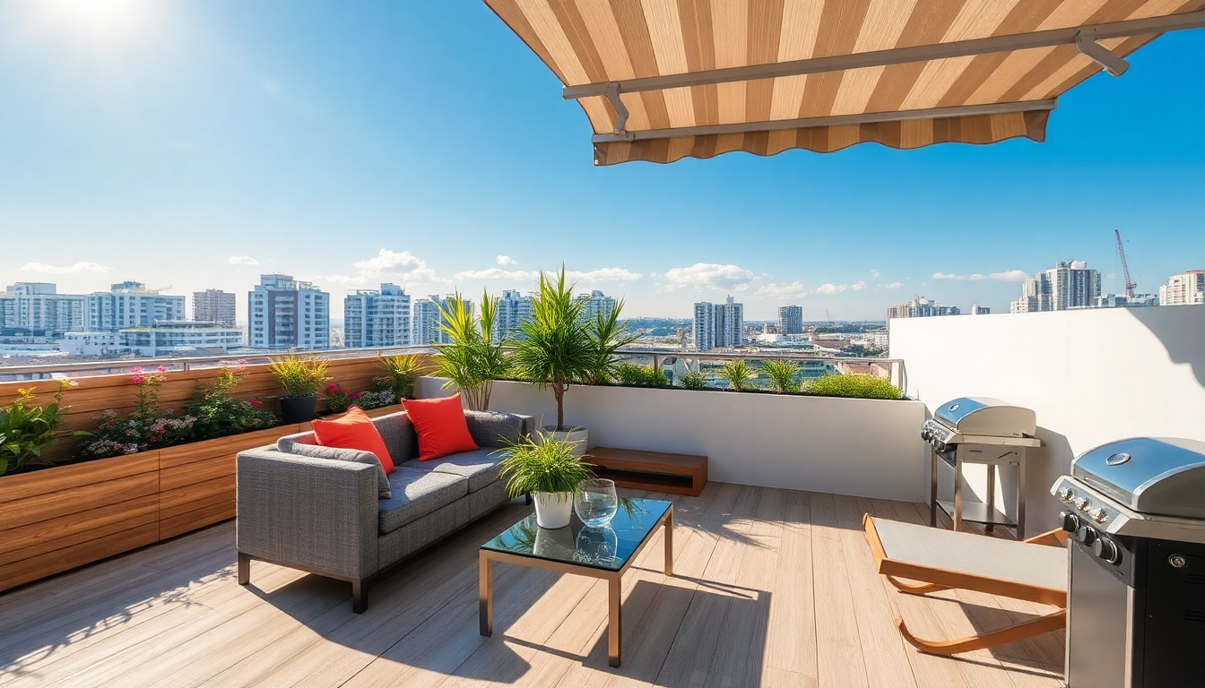 Come arredare un terrazzo moderno con stile e funzionalità