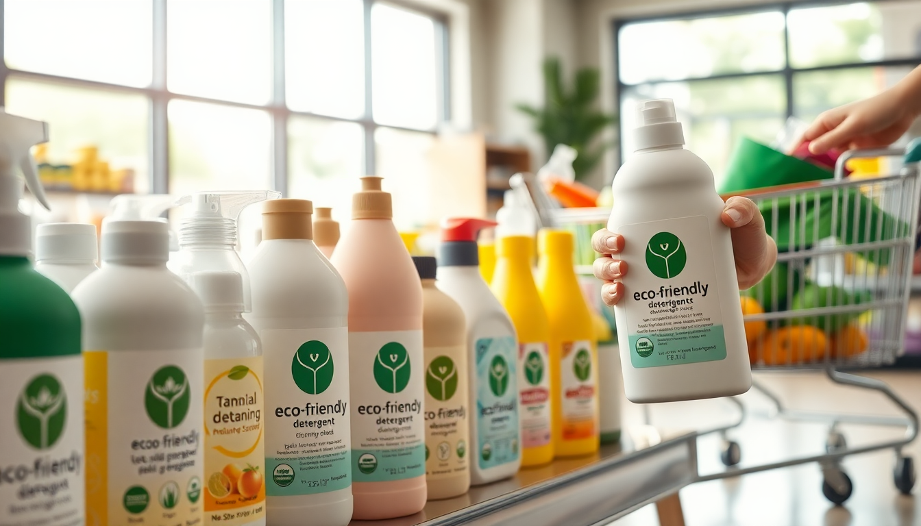Come scegliere i detergenti ecologici per una pulizia efficace e sostenibile
