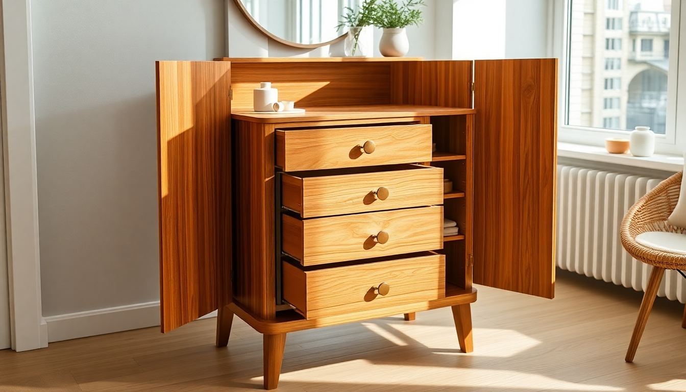 Mobile per trucchi in legno a prezzo conveniente